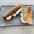 Vegeterian Sandwich with homemade bread
