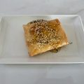 Fried Feta cheese with Honey and sesame